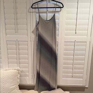 See You Monday Gray Ombre Maxi Dress